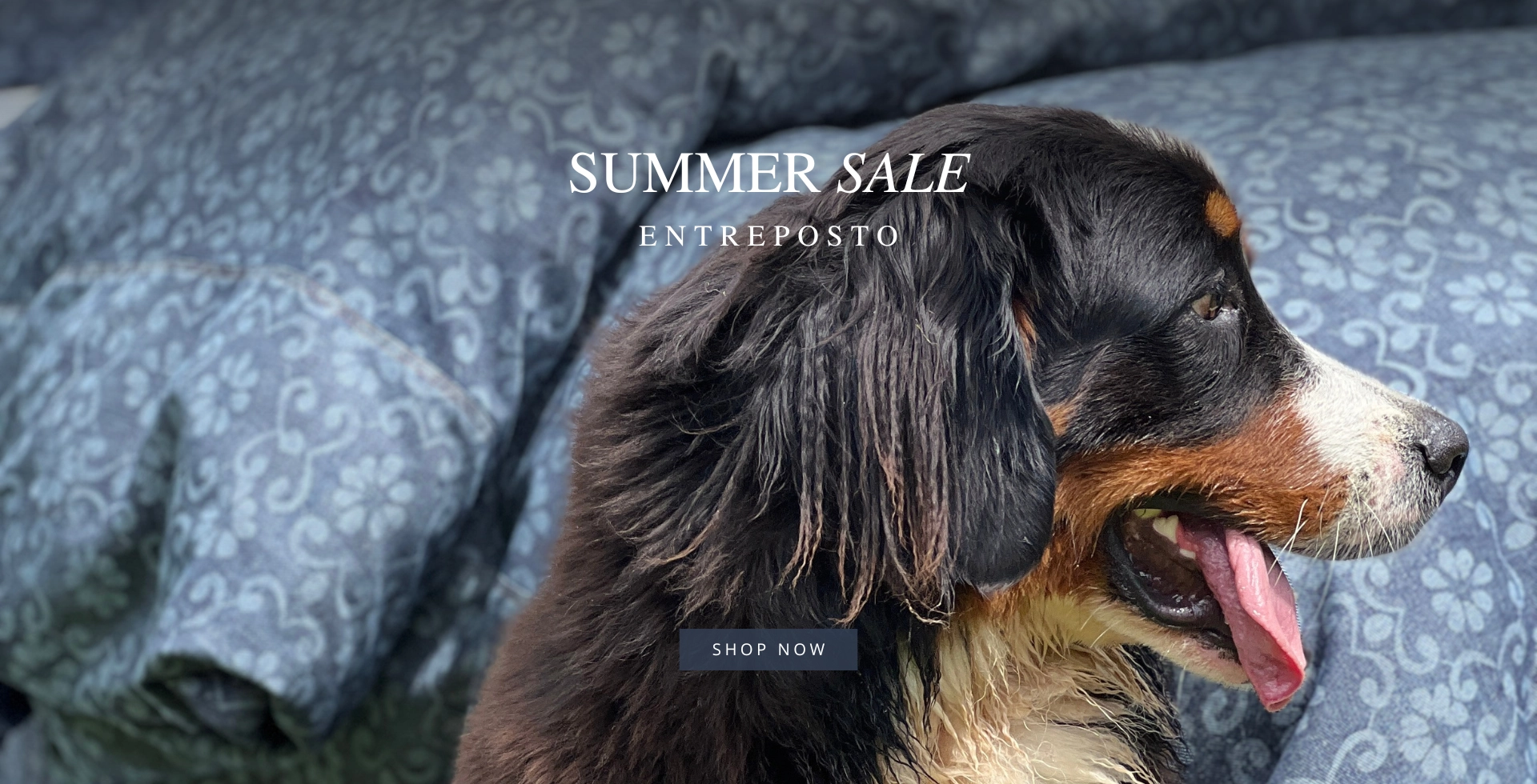 Loja Entreposto. Tecidos, móveis e objetos de decoração