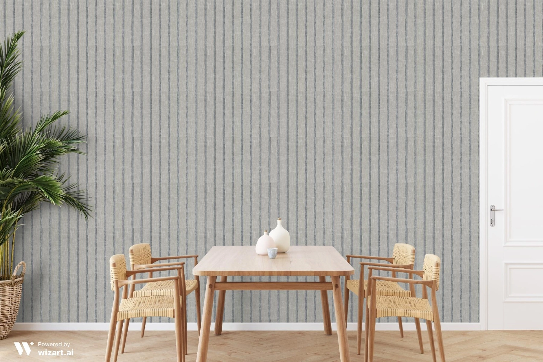 Tecido Lista Juta Denim 