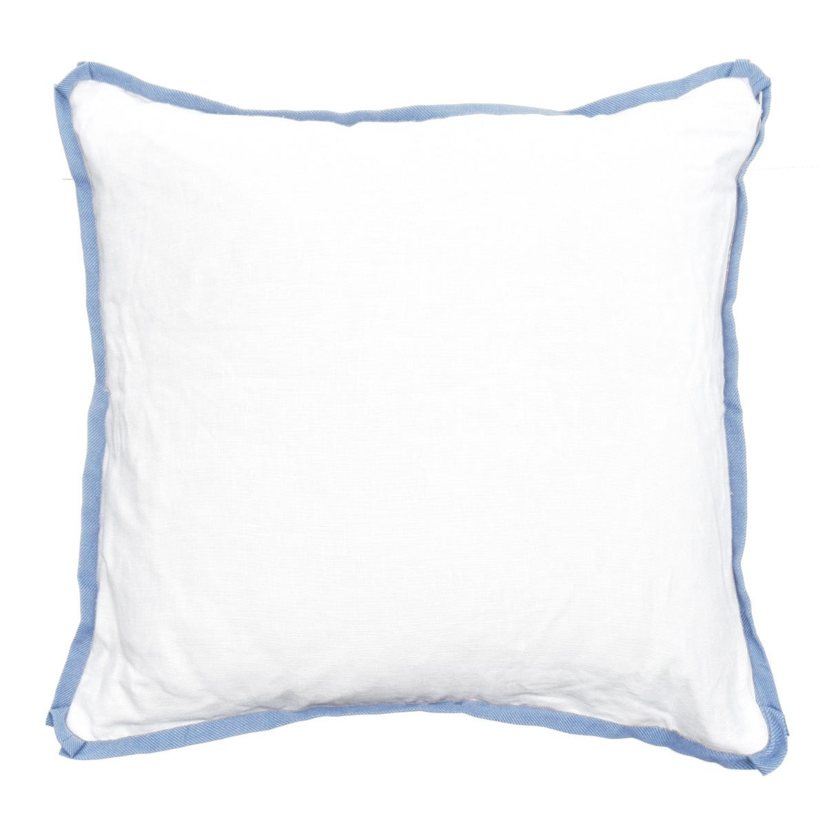 Almofada Off White com Aba Oxford