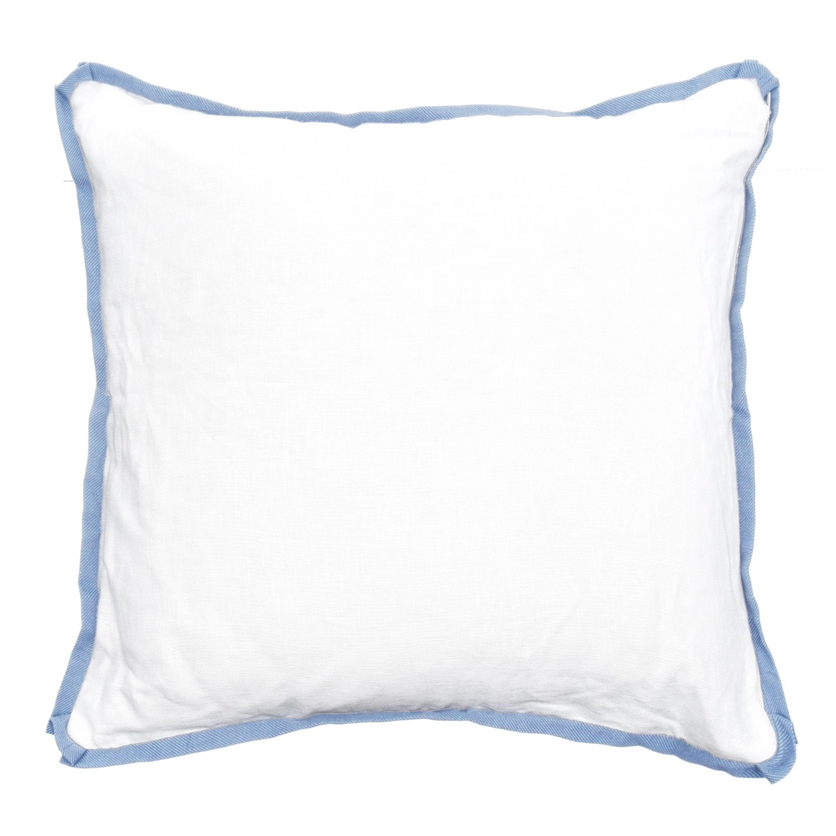 Almofada Off White com Aba Oxford