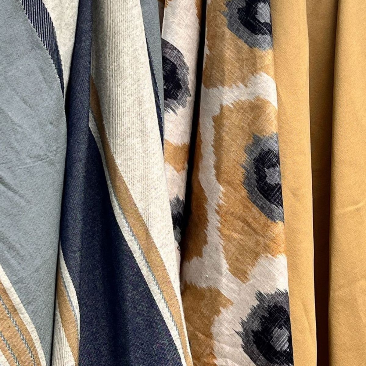 Tecido Ikat Denim 