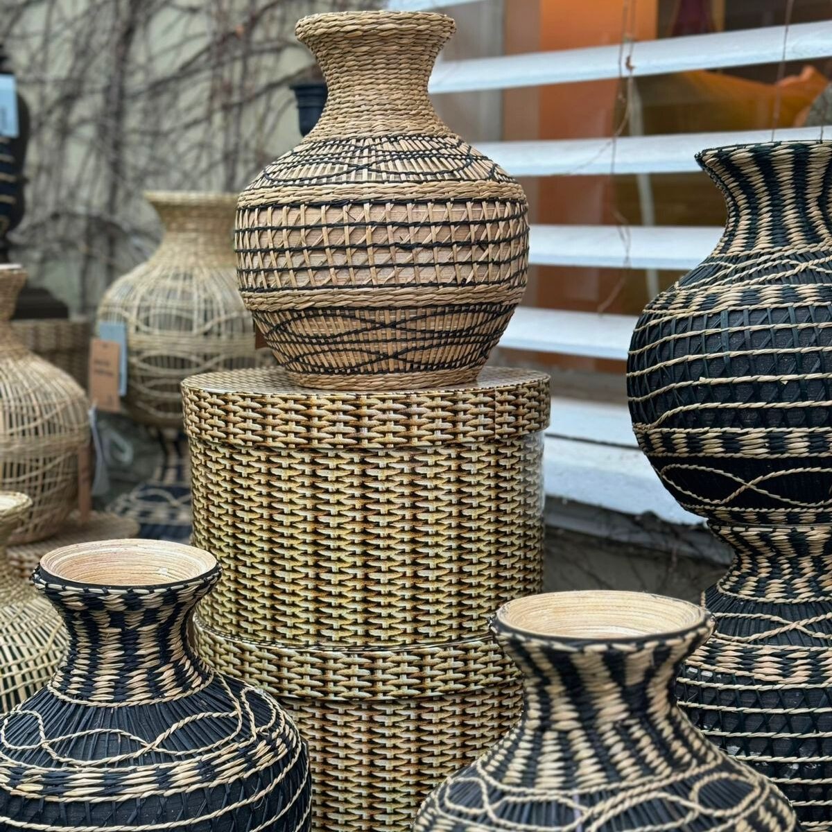 Caixa de Presente Palha