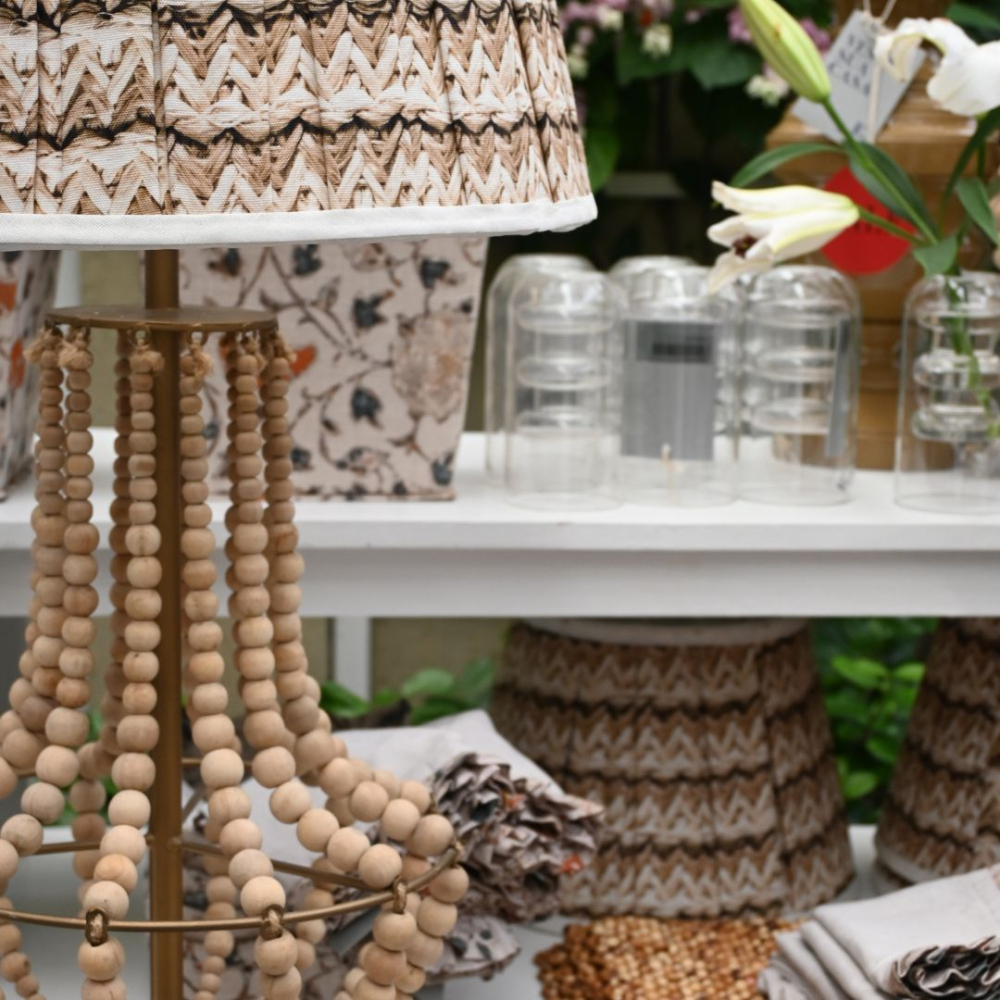 Abajur De Mesa Metal e Madeira