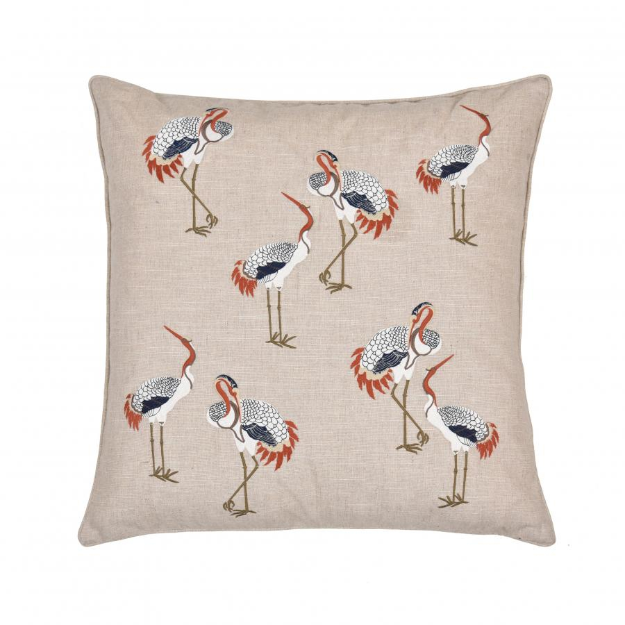 Almofada Bordada Garças