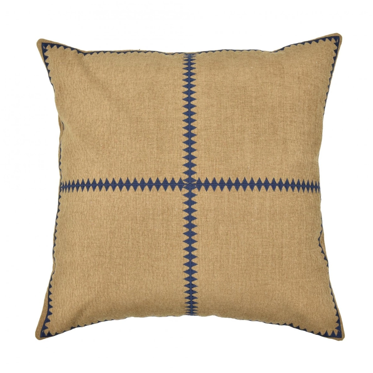 Almofada Bordada Tramado Devorê Camel - SKU 00892905