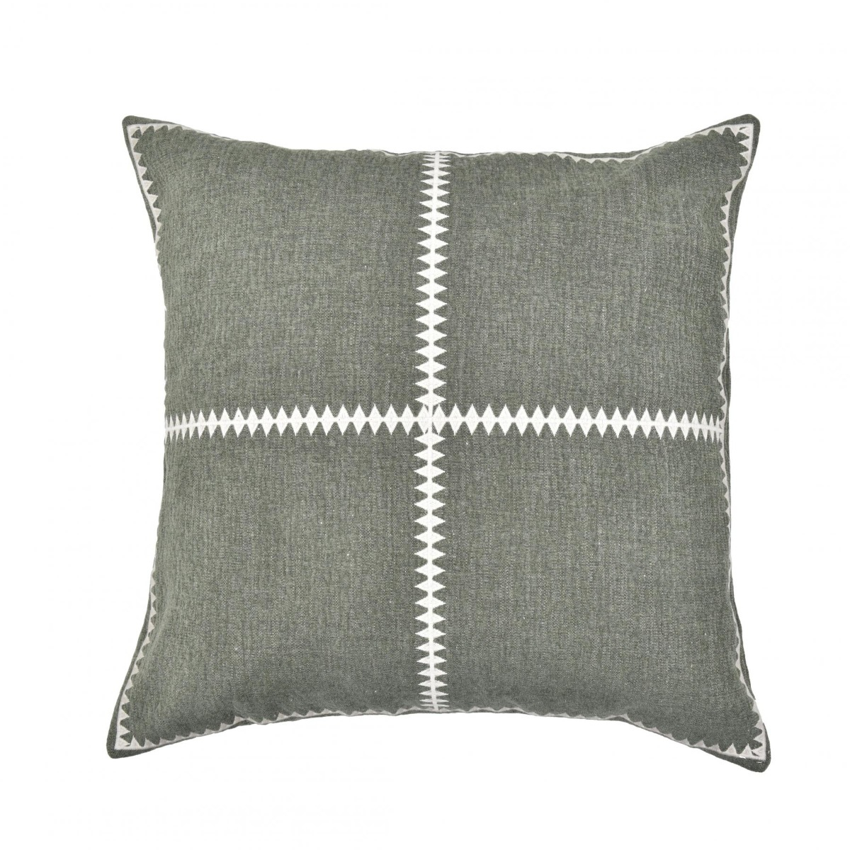 Almofada Bordada Tramado Devorê Cedro - SKU 00892906