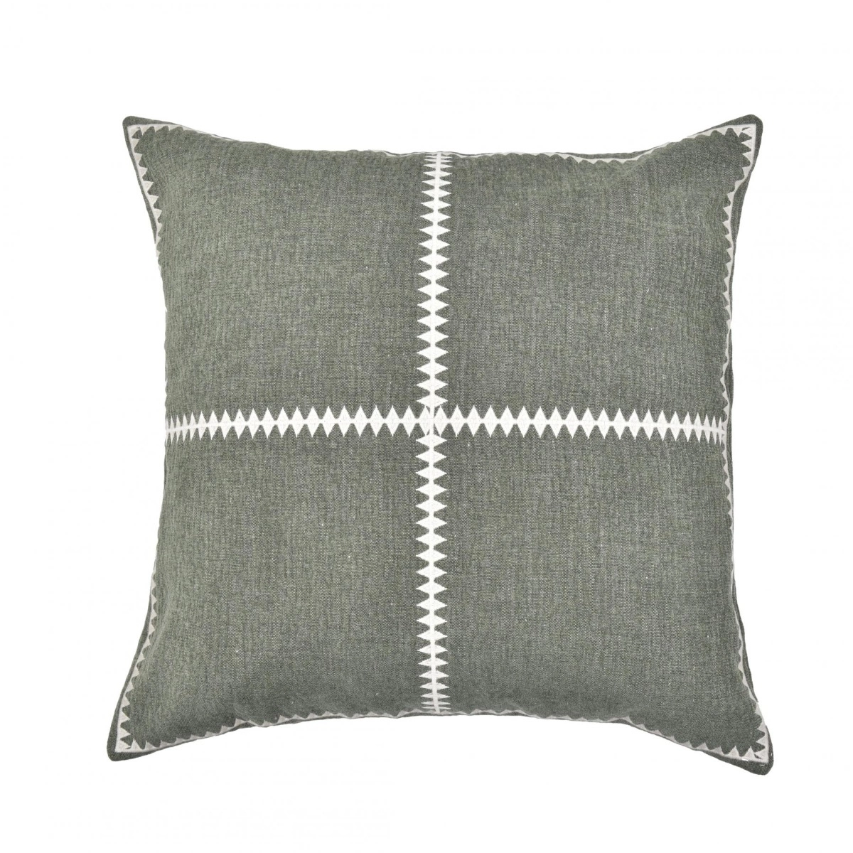 Almofada Bordada Tramado Devorê Cedro - SKU 00892906