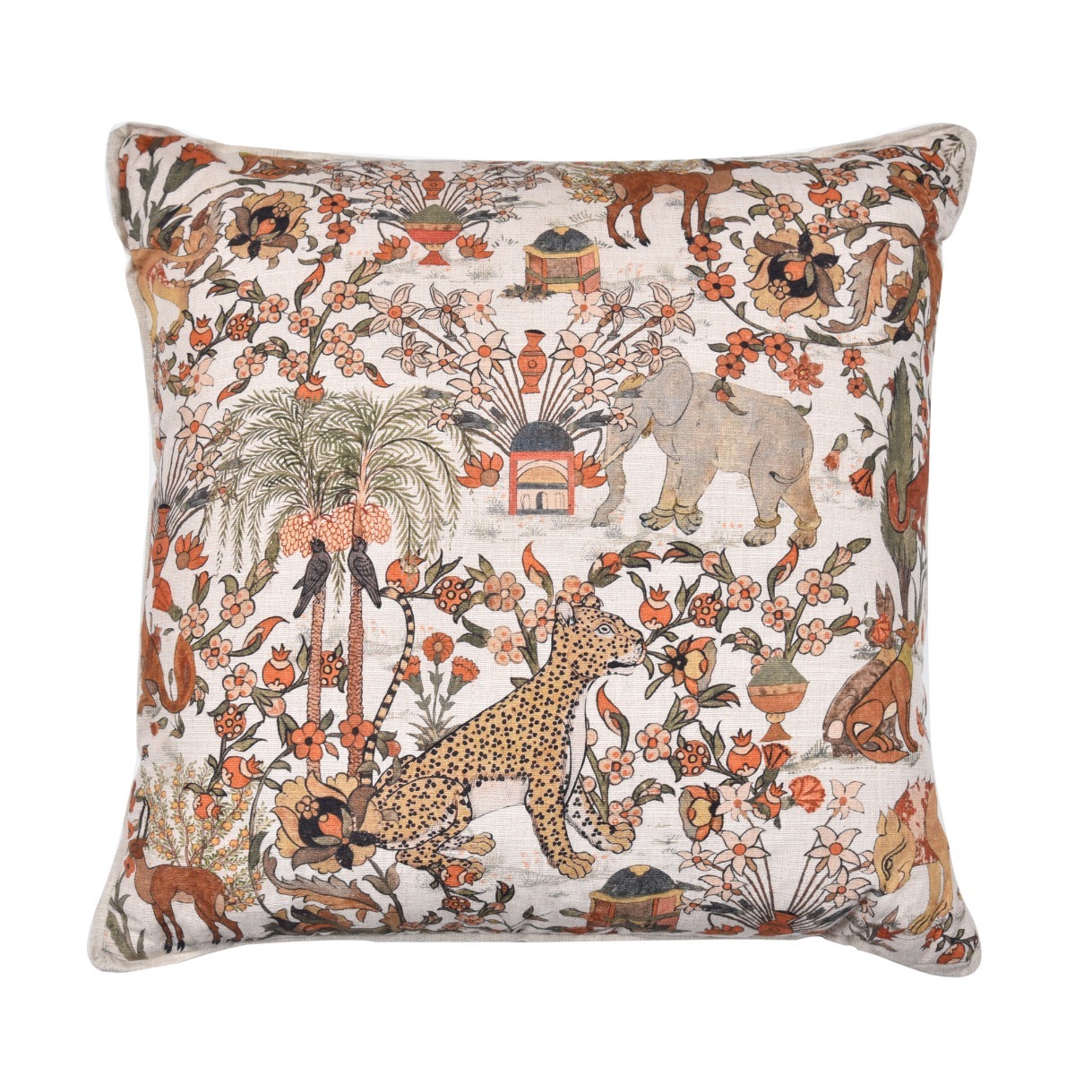 Almofada Bristol Natural Com Vivo Chato - SKU 00892607