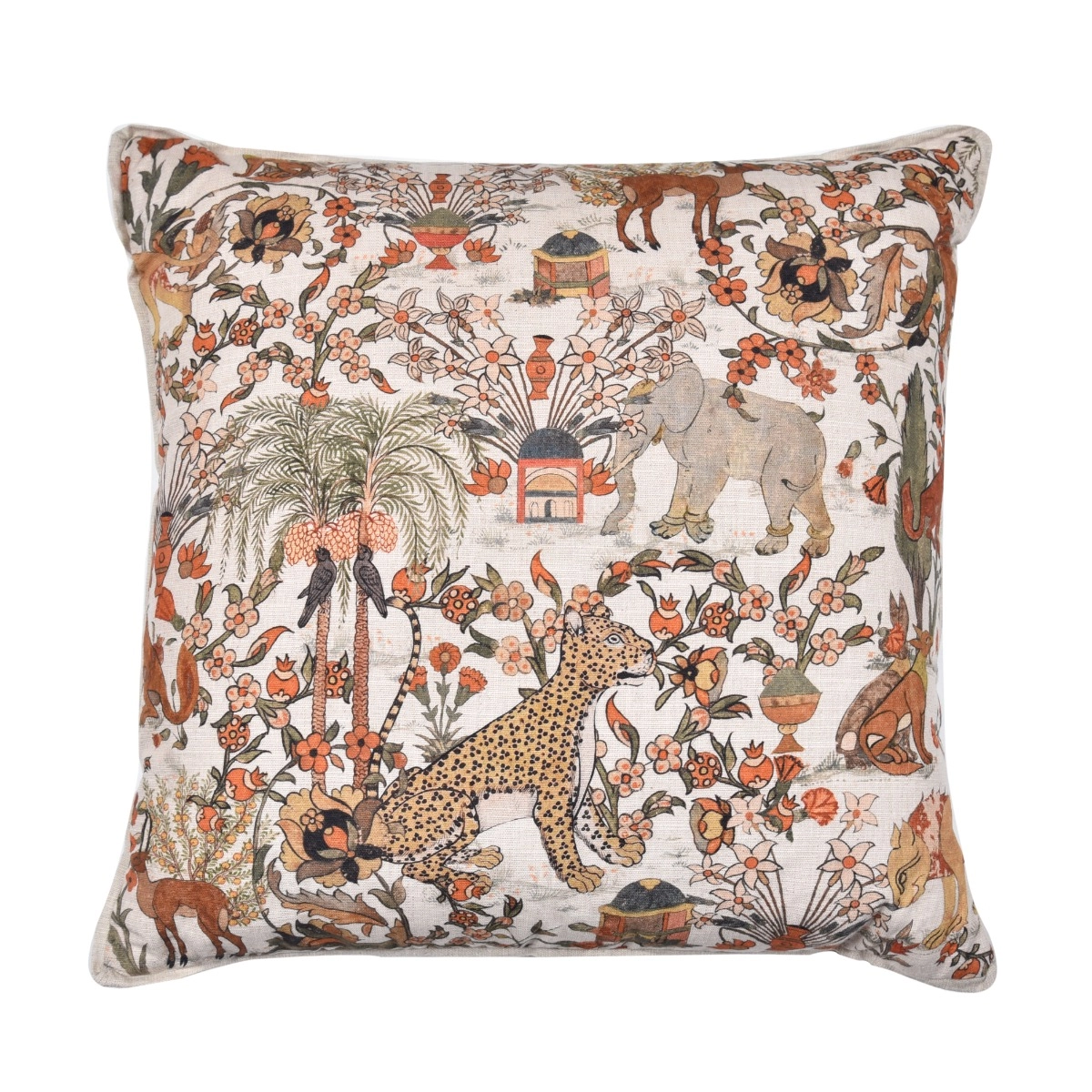 Almofada Bristol Natural Com Vivo Chato - SKU 00892607