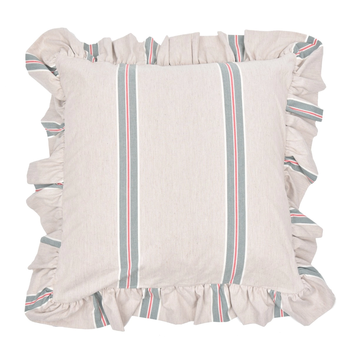 Almofada com Babado Lista Azaléia - SKU 00892557