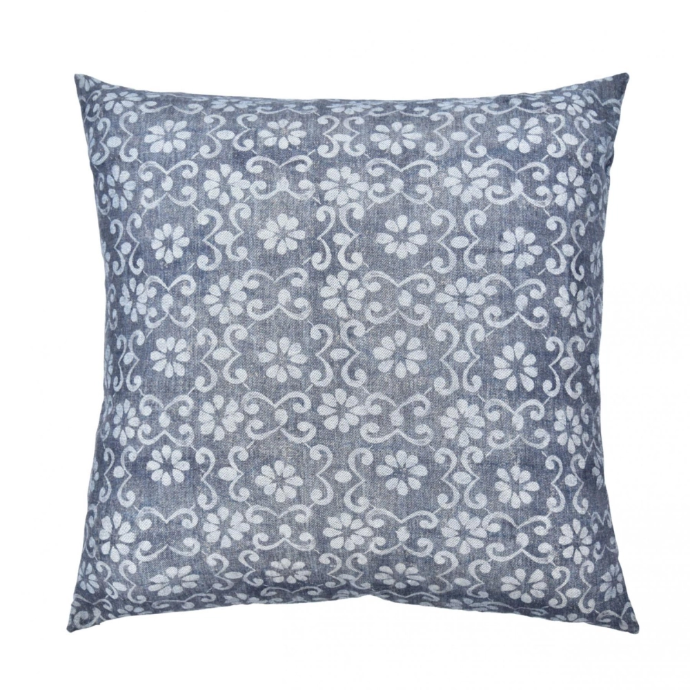 Almofada Flor Jeans
