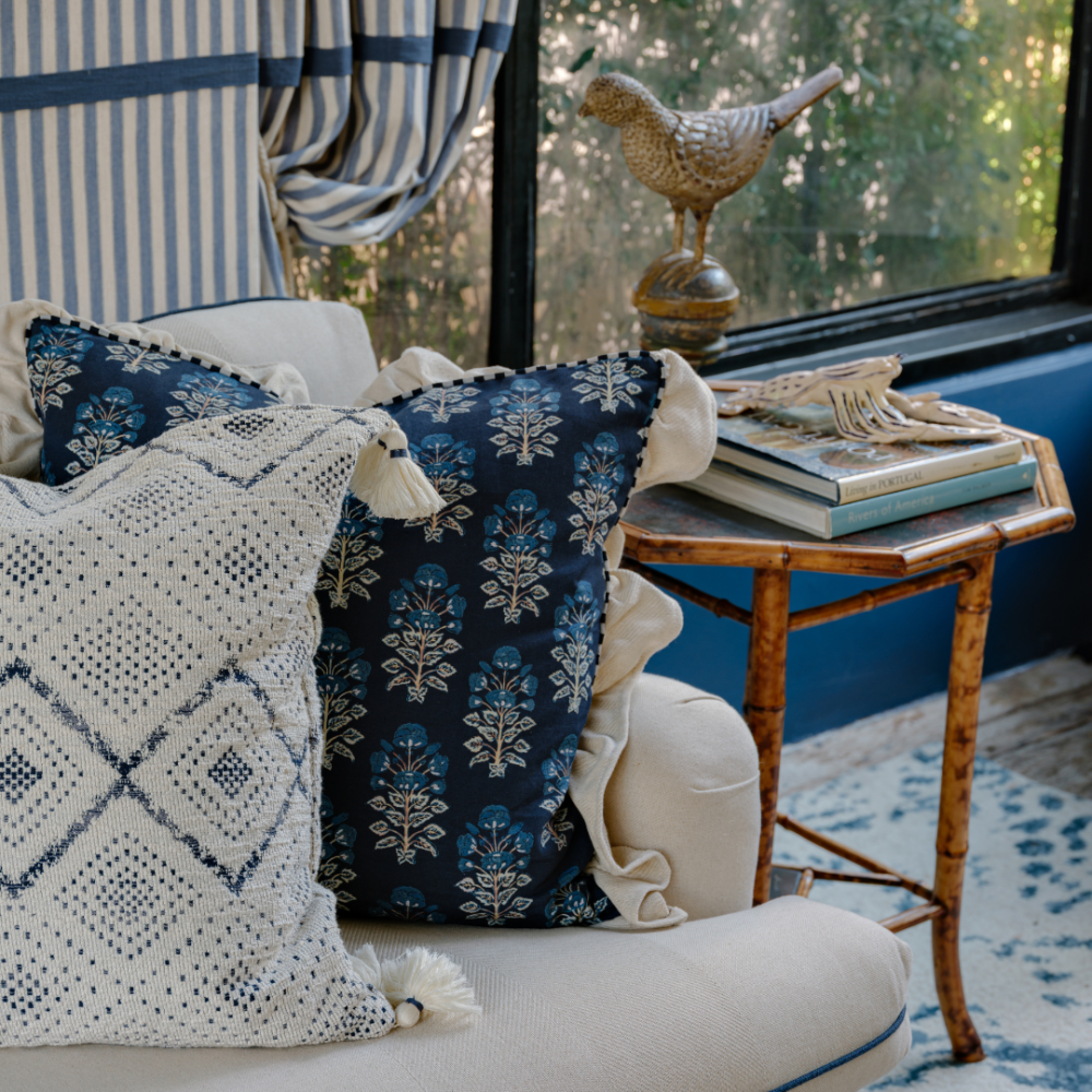 Almofada Jacquard Santiago com Tassel Almofada Jacquard Santiago com Tassel