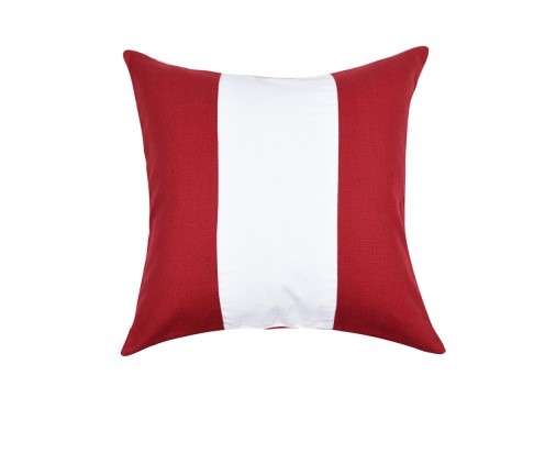 Almofada Red C/ Faixa Off White - SKU 00801164