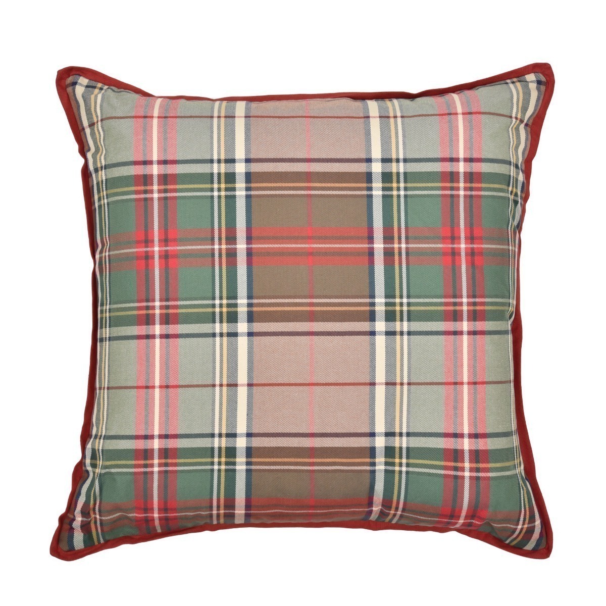 Almofada Xadrez Stewart Com Vivo Chato - SKU 00892609