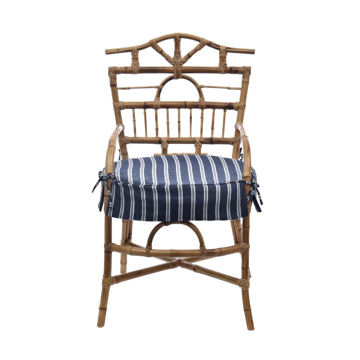 Cadeira Cana Capinha Denim 