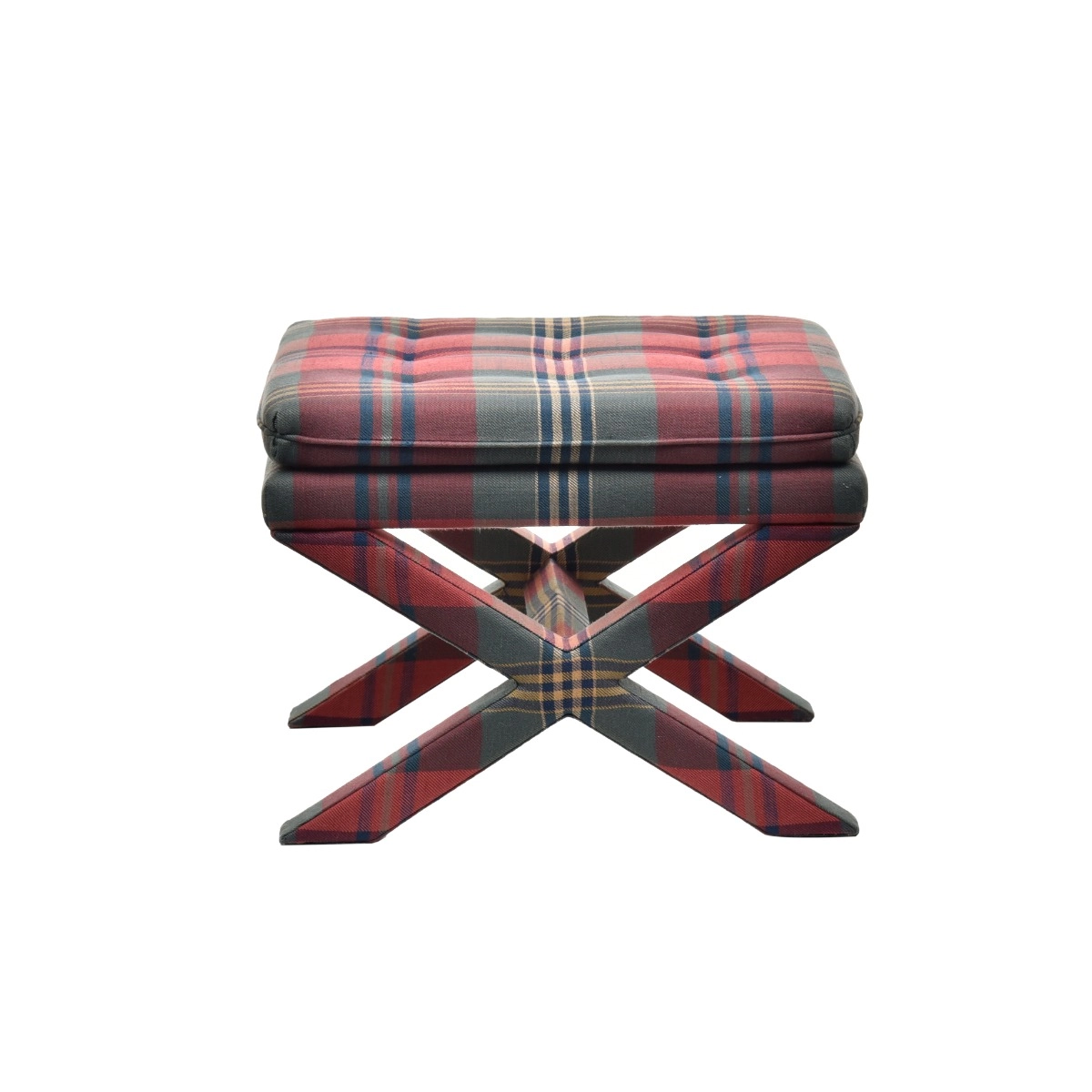 Banqueta Pé X Xadrez Mackenzie - SKU 02100507 Banqueta Pé X Xadrez Mackenzie - SKU 02100507