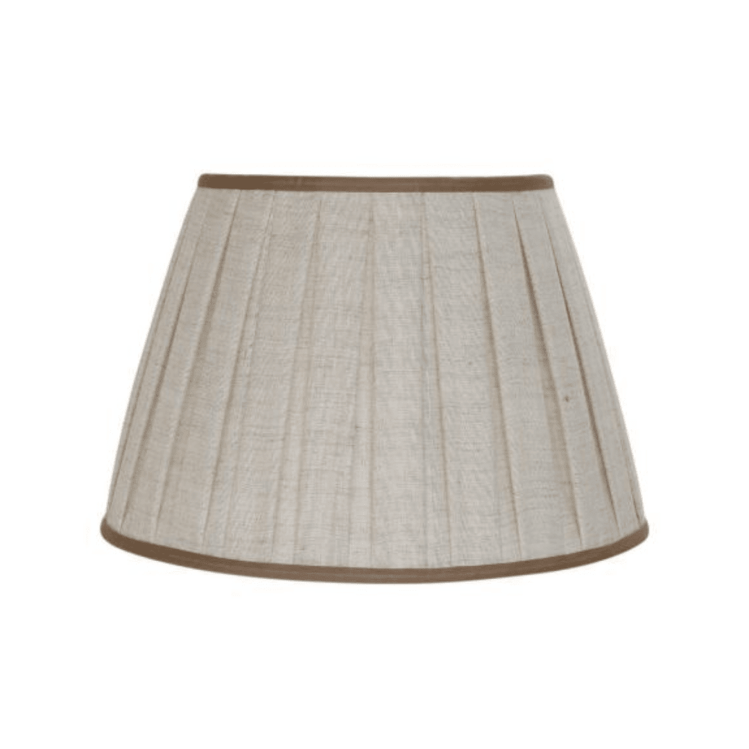 Cúpula Natural Linho Plissada - SKU 05300432
