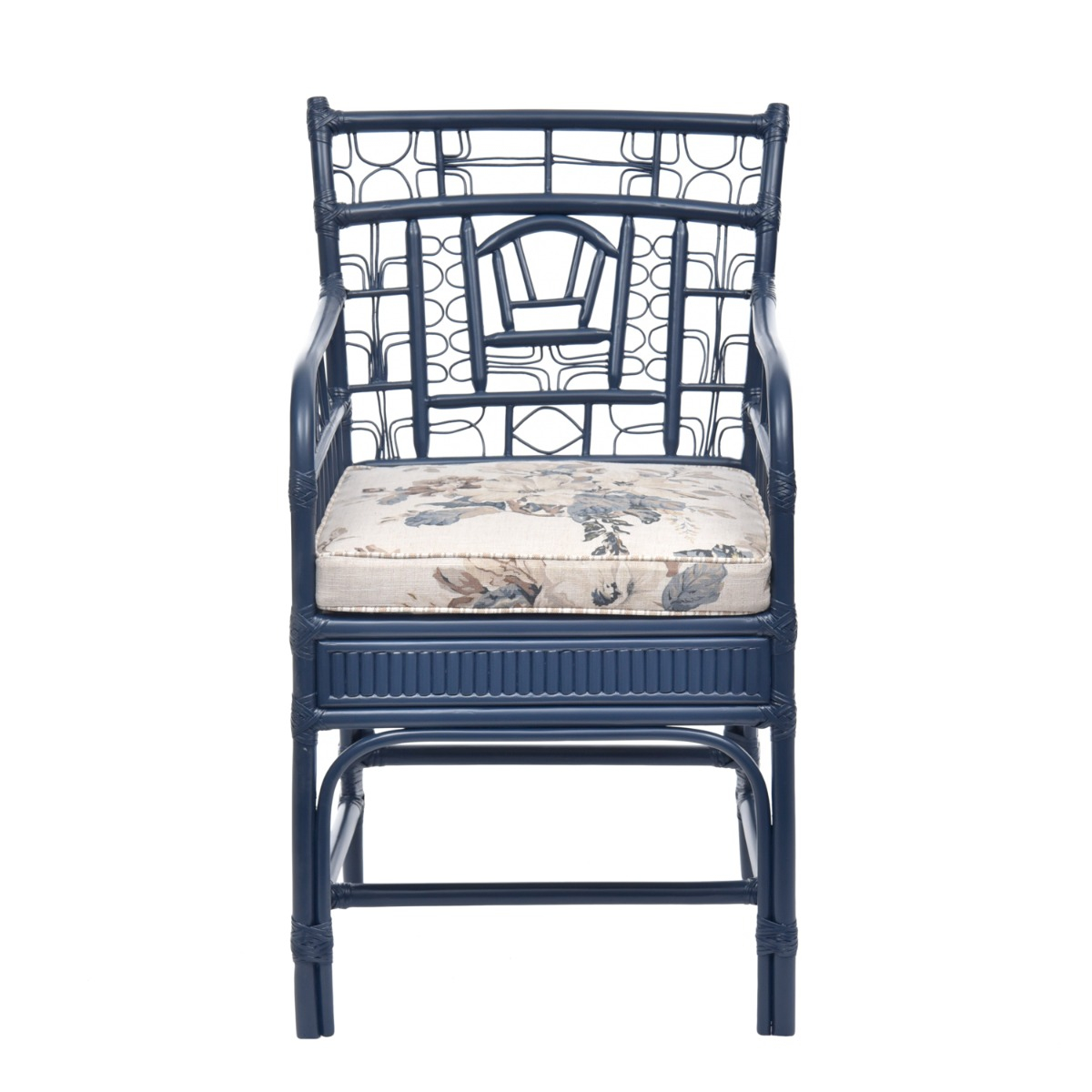 Cadeira Cana Reta Flor Acácia - SKU 03100309