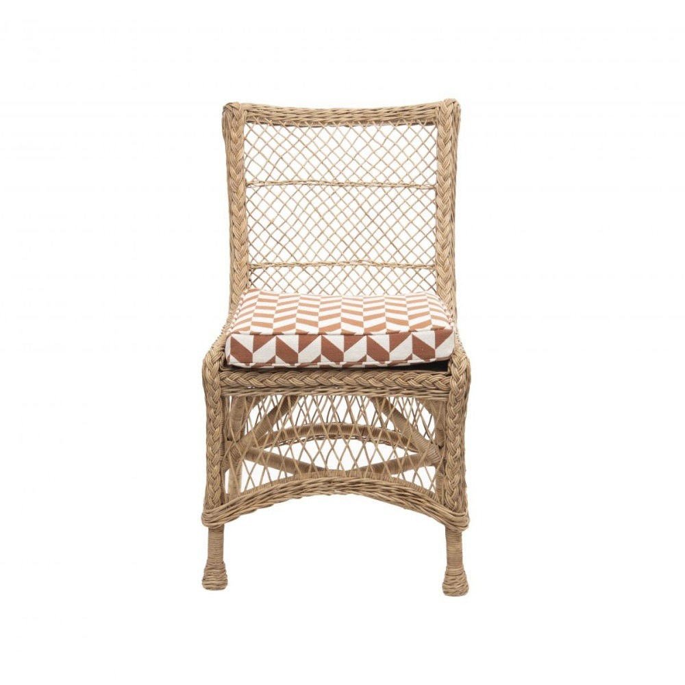 Cadeira Junco Paola Chevron Rusty