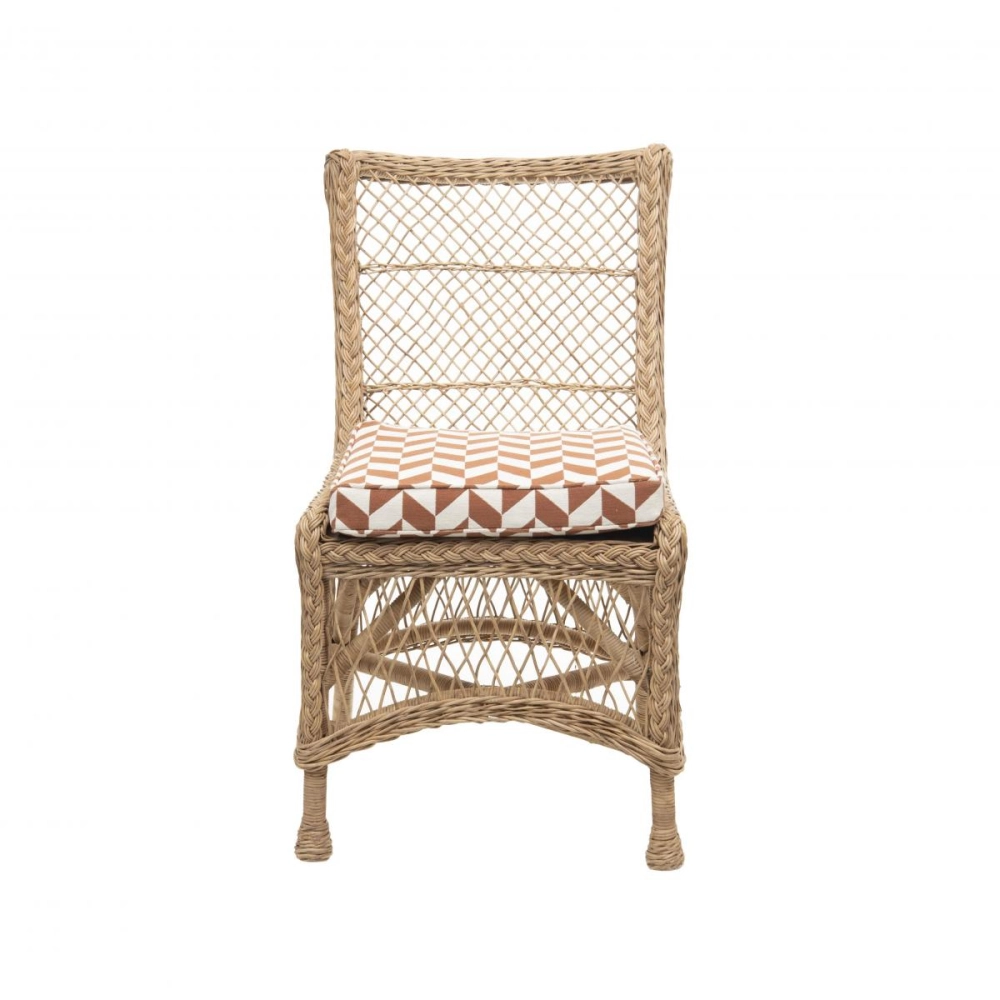 Cadeira Junco Paola Chevron Rusty