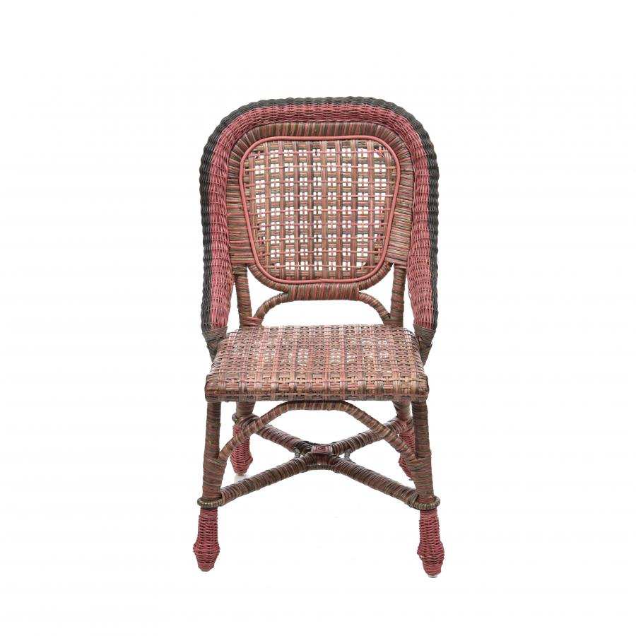 Cadeira Rattan Vermelha