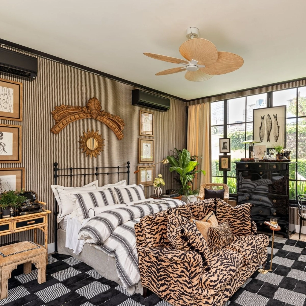 Cama Orquídea Casal Preto Fosco