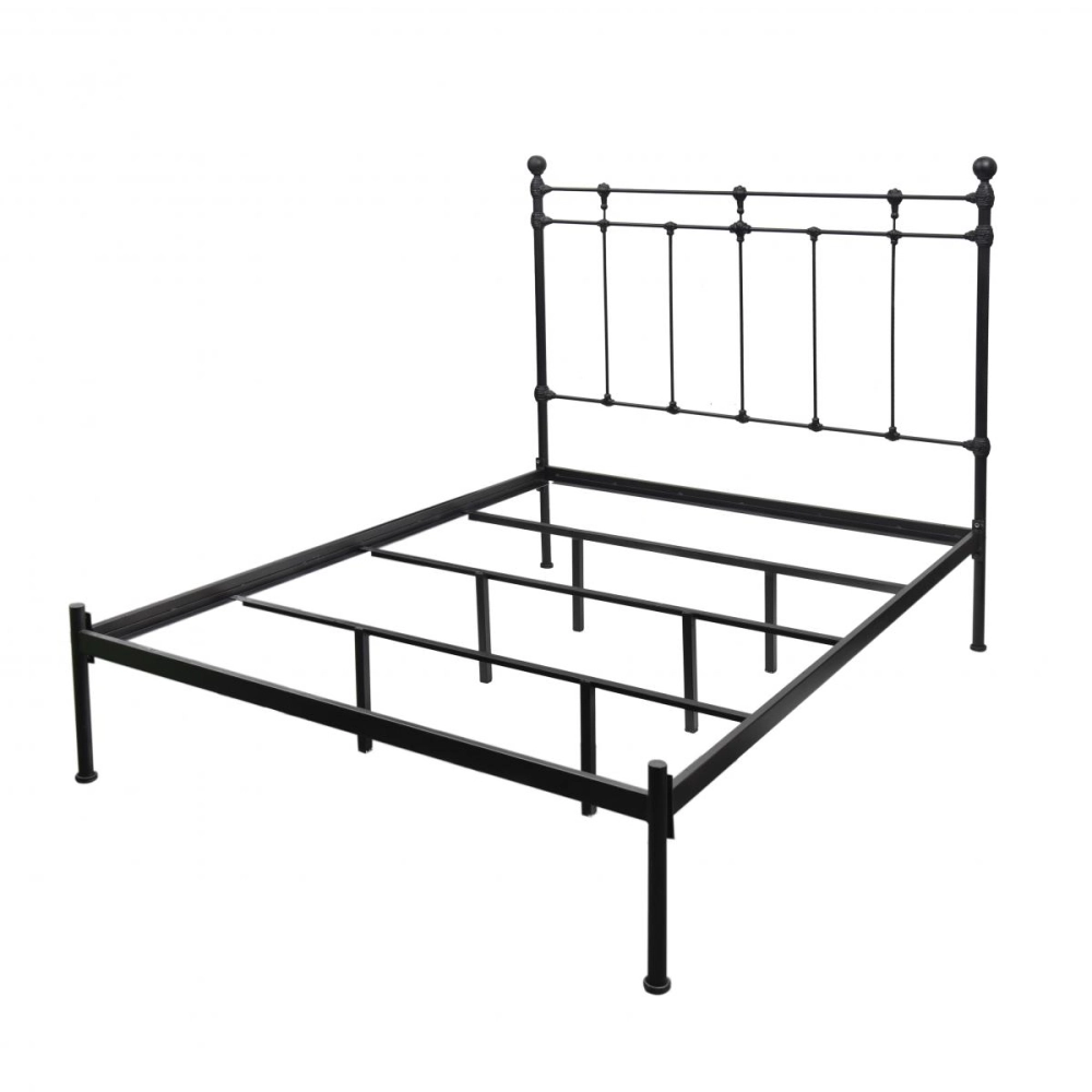 Cama Orquídea Casal Preto Fosco