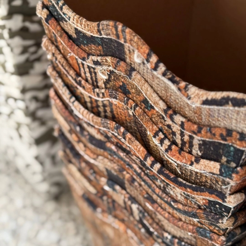 Cesto de Lixo Patchwork Rug