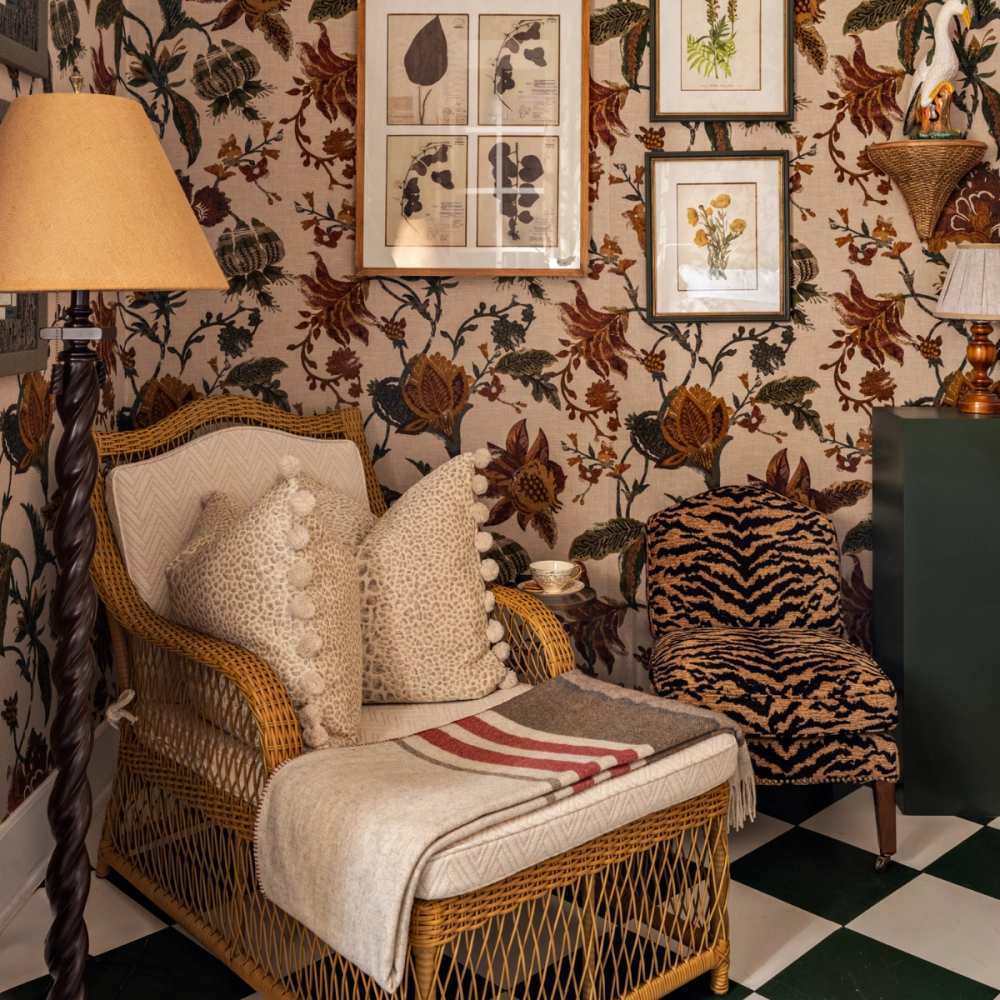 Chaise de Junco Outdoor Chevron Neutral Chaise de Junco Outdoor Chevron Neutral