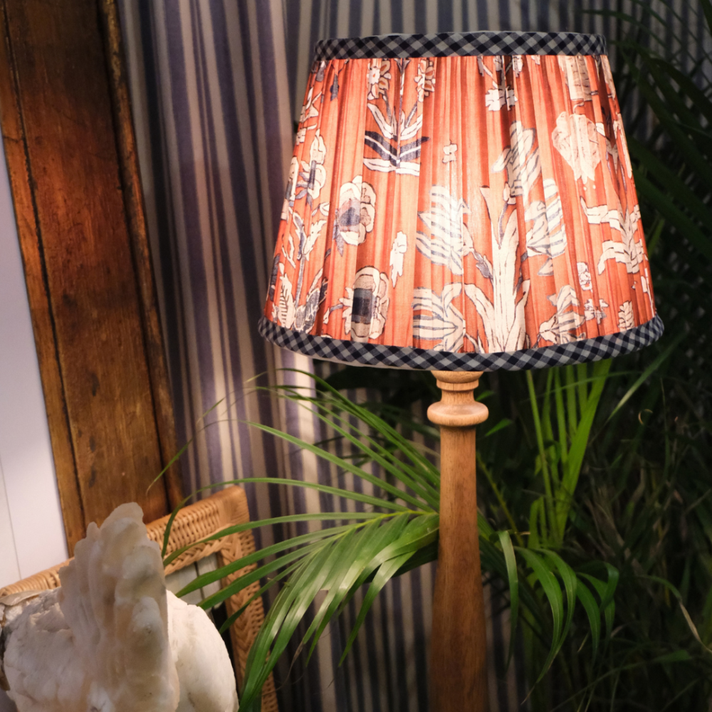 Cúpula Franzida Flor Matilde com Vivo Xadrez P