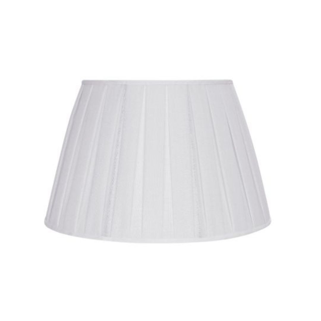 Cupula Linho Branco Plissada - SKU 05300090-1