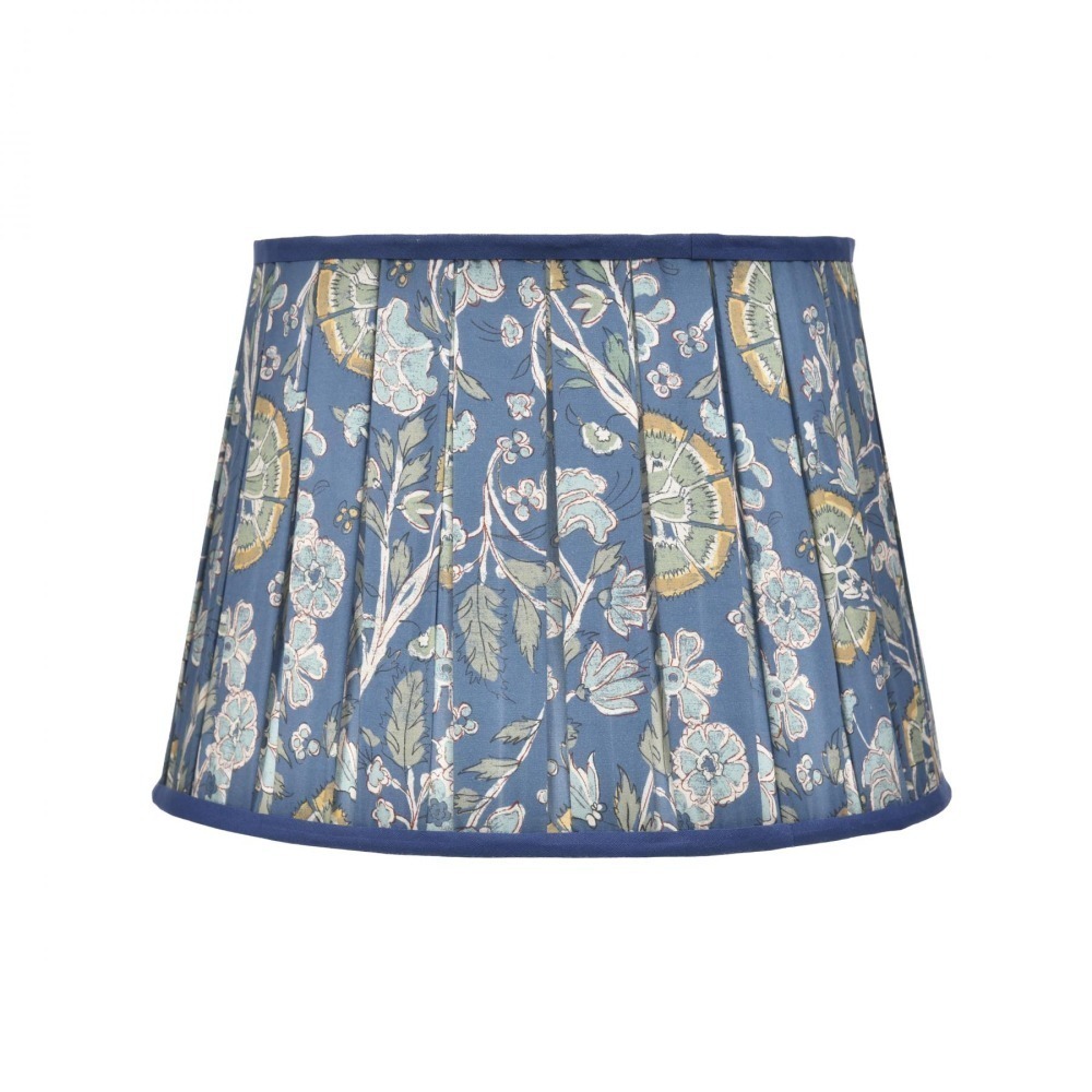 Cúpula Pregueada Cravo Denim