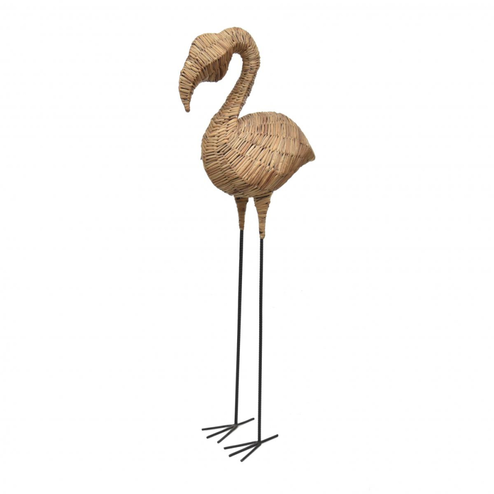 Escultura Flamingo Taboa