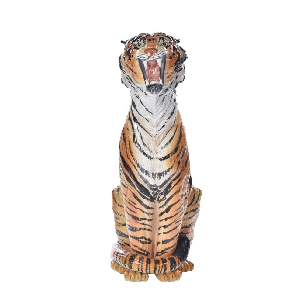 Escultura Tigre de Terracota