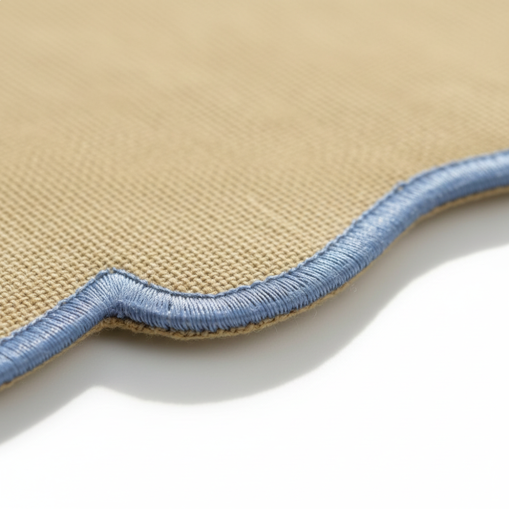 Jogo Americano Camel Bordado Denim