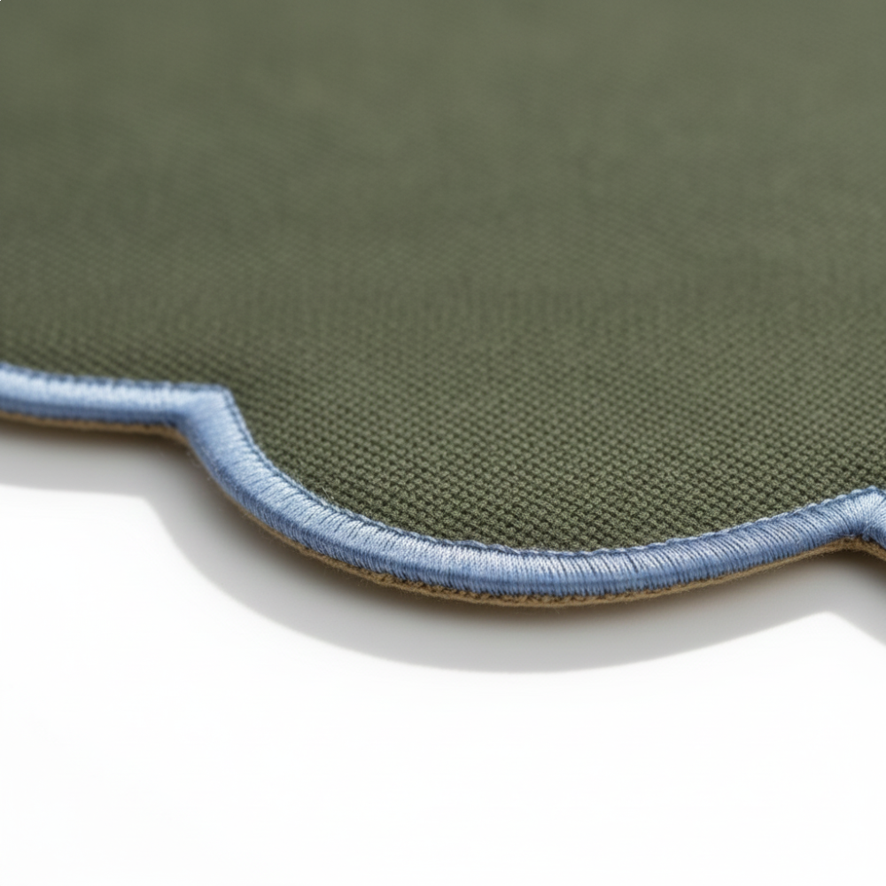 Jogo Americano Cedro Bordado Denim