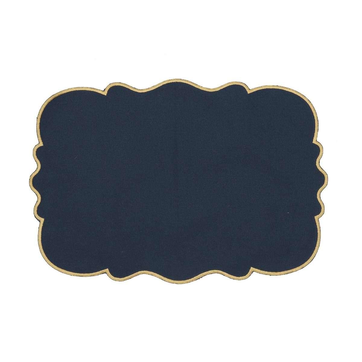 Jogo Americano Marinho Bordado Cúrcuma - SKU 18800087