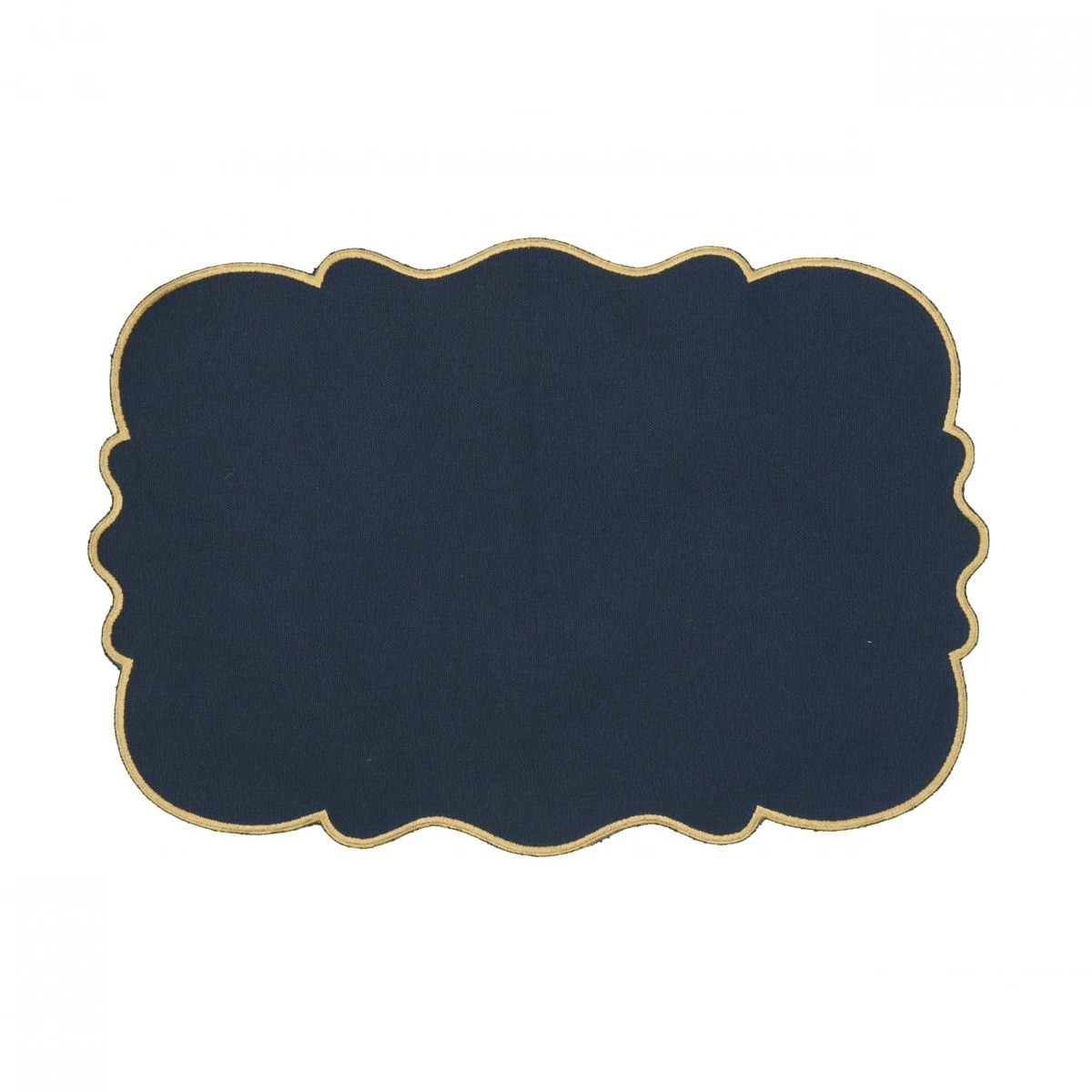 Jogo Americano Marinho Bordado Cúrcuma - SKU 18800087