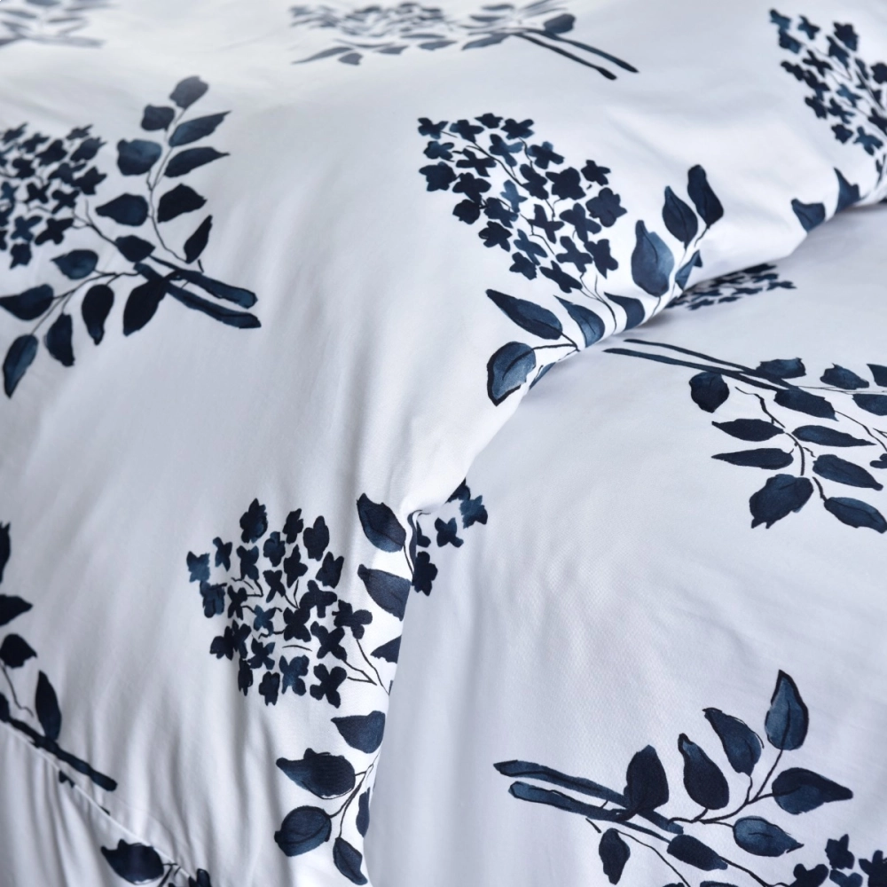 Kit Capa de Duvet Bouquet Marinho Casal Kit Capa de Duvet Bouquet Marinho Casal