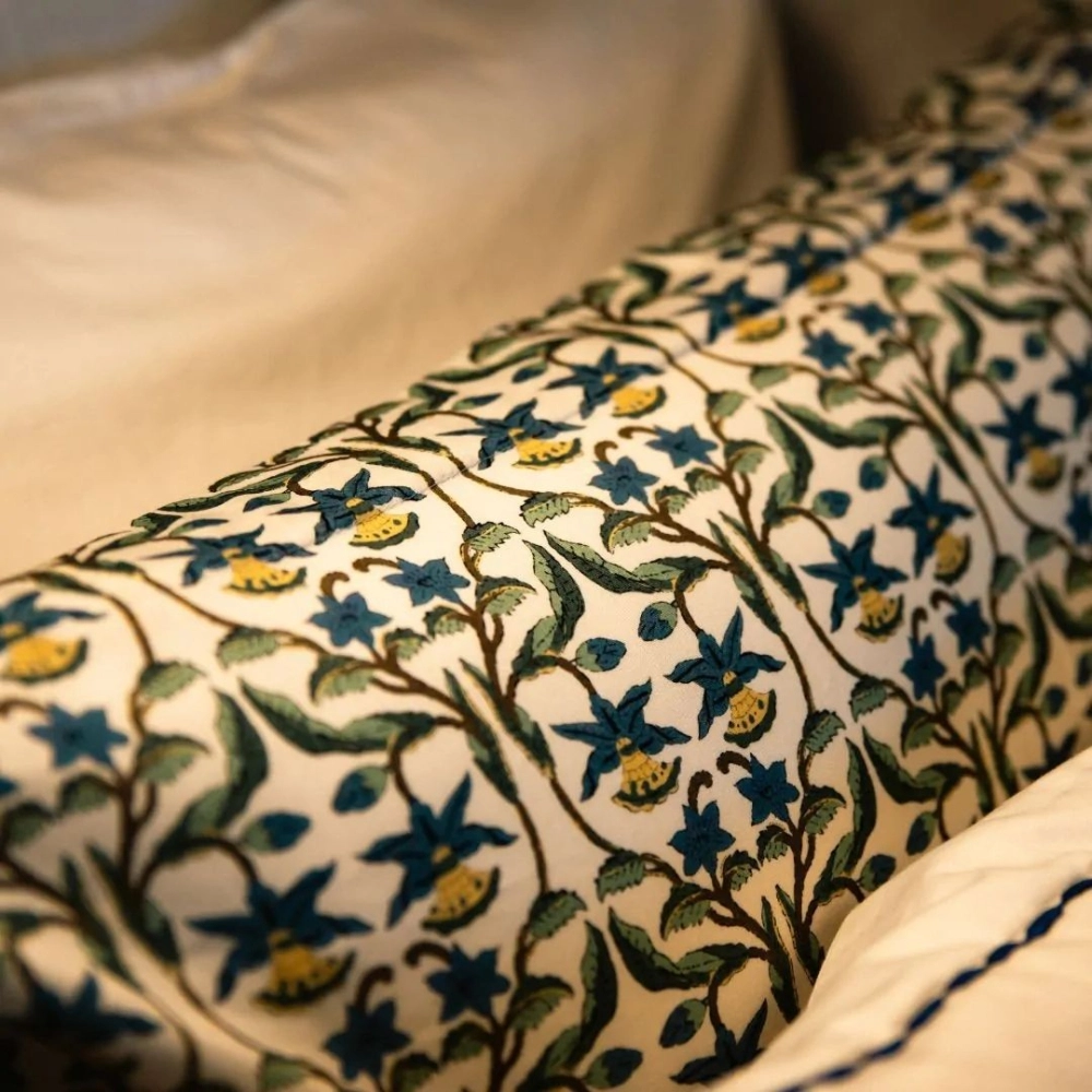 Kit Capa de Duvet Flor Cardamomo Off White