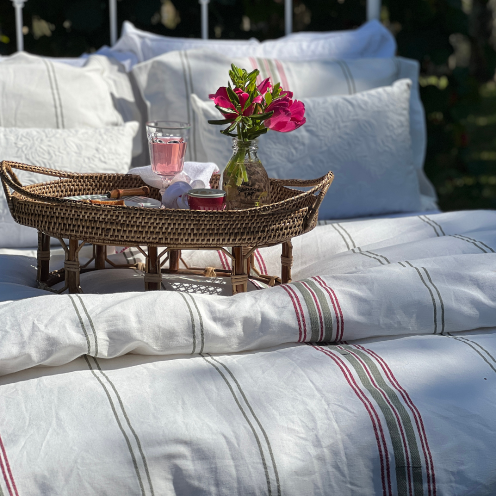 Kit Capa de Duvet Cambraia Margot | Solteiro