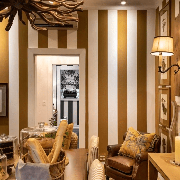 Tecido Lista Abuja Camel