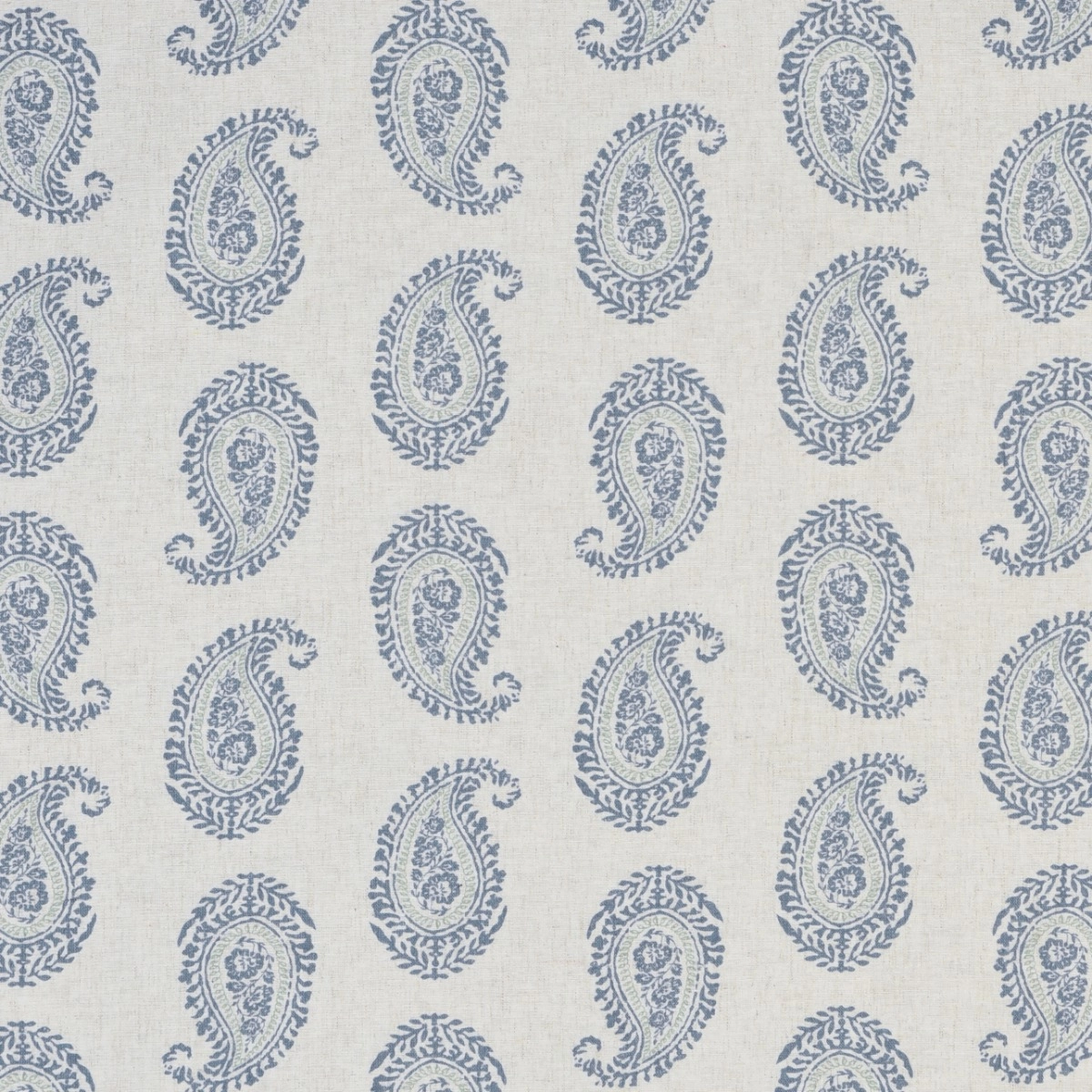 Tecido Paisley Jeans com Salvia Tecido Paisley Jeans com Salvia