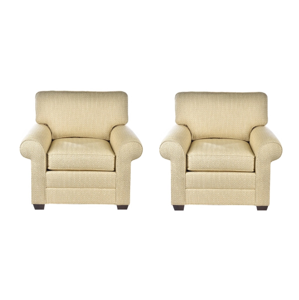 Par de Poltronas Chevron Europeu Par de Poltronas Chevron Europeu