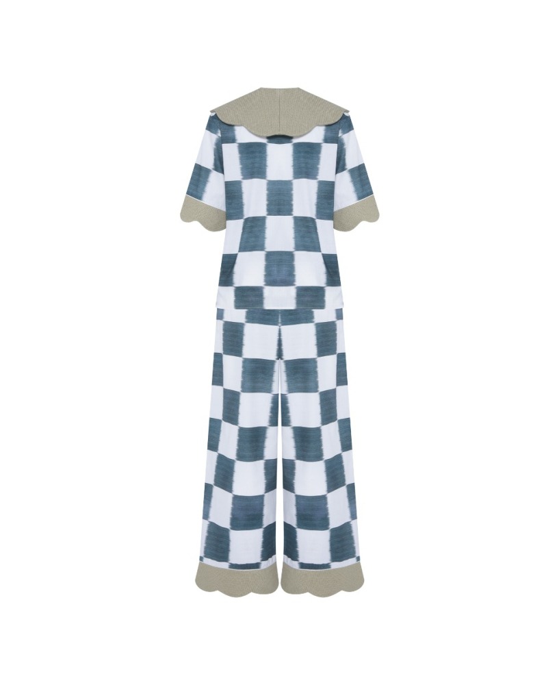Pijama Xadrez Denim