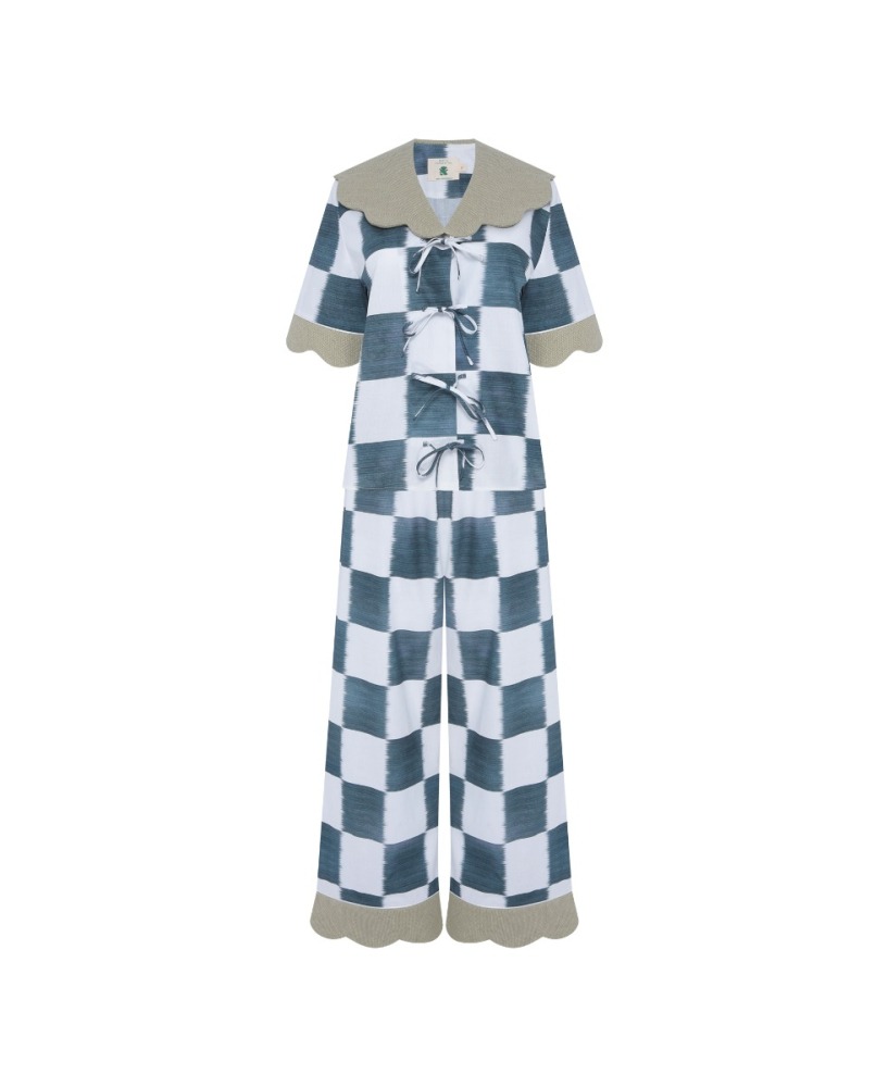 Pijama Xadrez Denim M