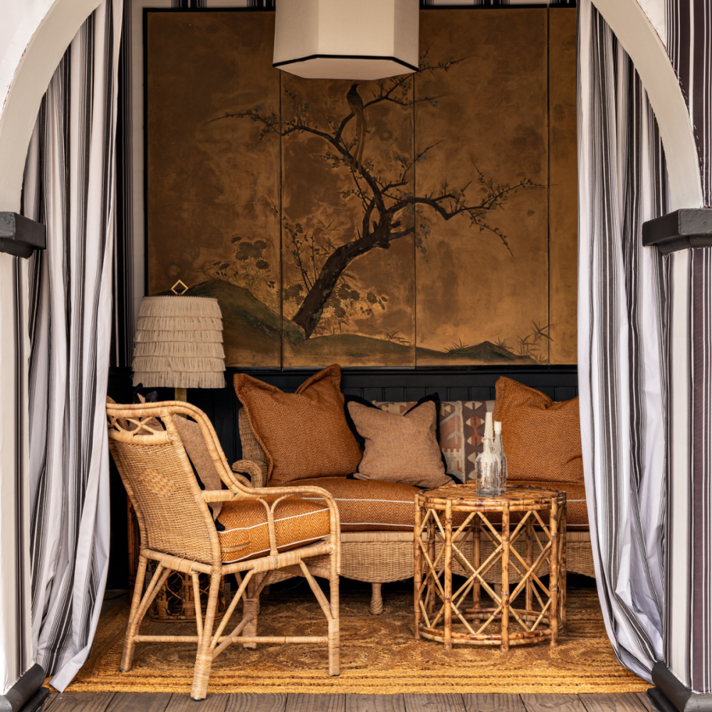Poltrona Provence Chevron Âmbar