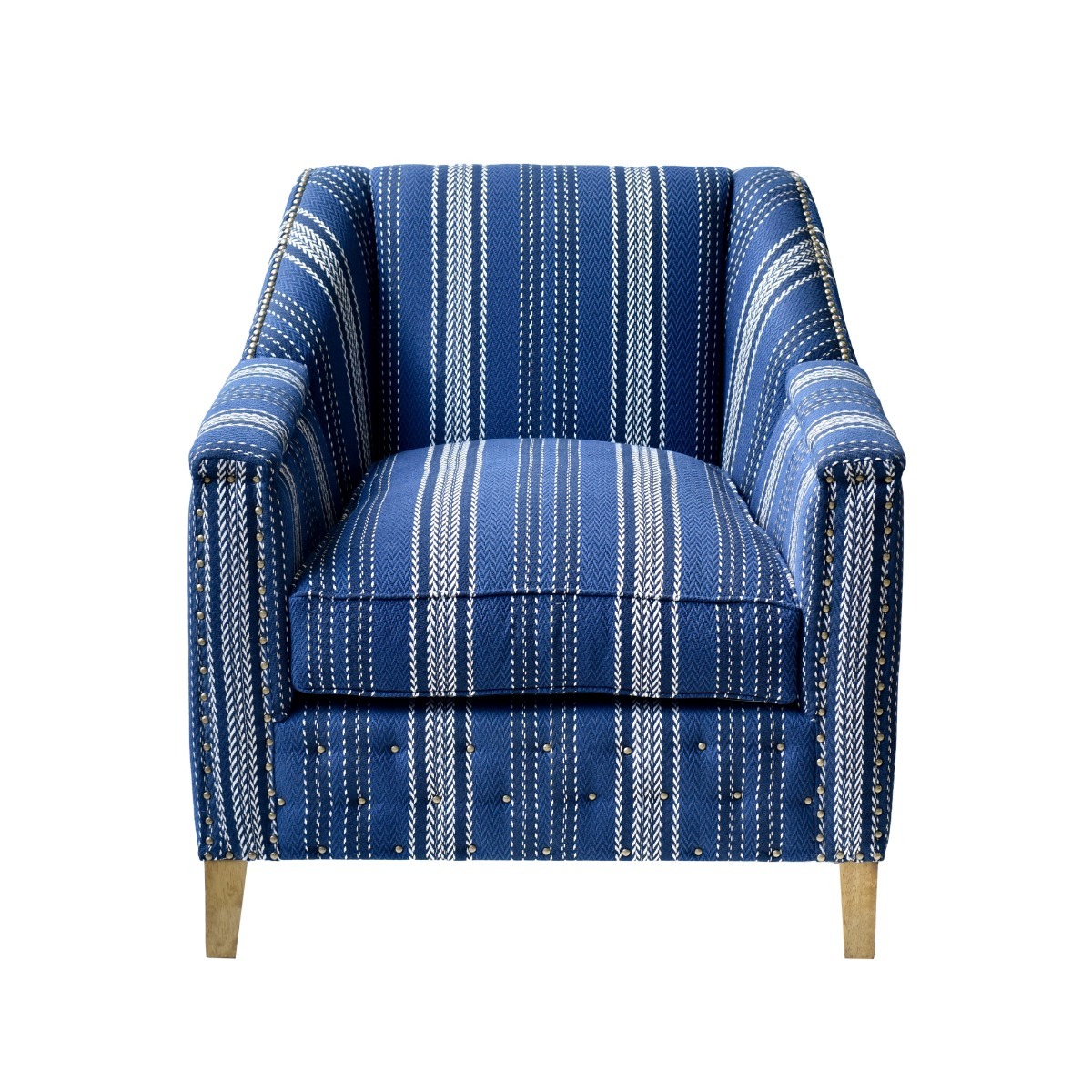 Poltrona Samir Lista Cravo - SKU 10700750