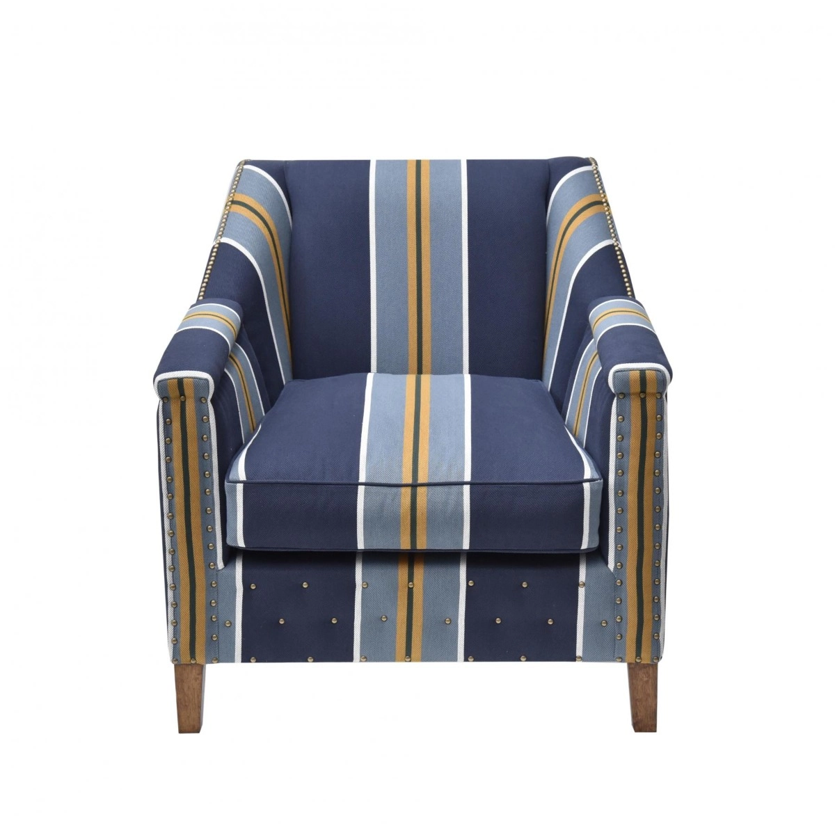 Poltrona Samir Lista Larga Twill - SKU 10700850 Poltrona Samir Lista Larga Twill - SKU 10700850