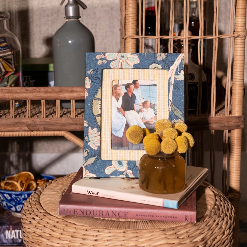 Porta-Retrato Cravo Denim